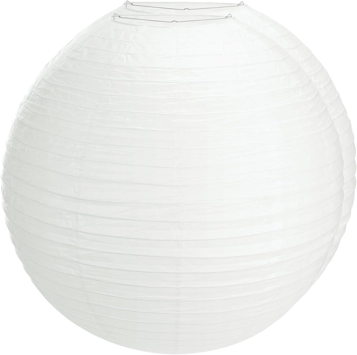 2 Pack 30 Inch Large Paper Lanterns White Hanging Lantern for Decor