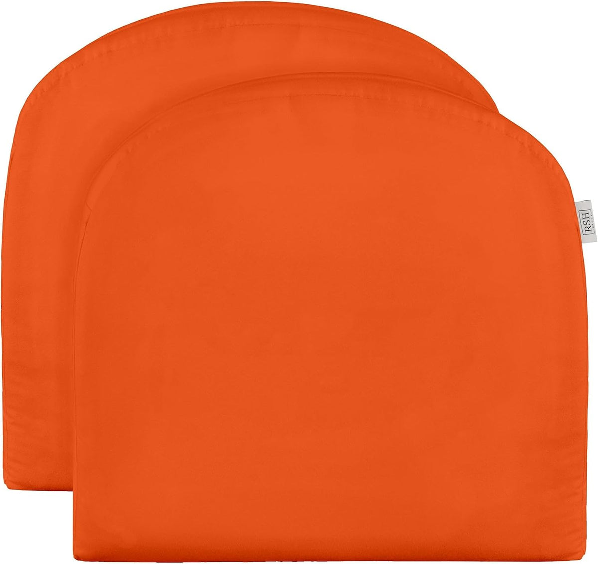 RSH DECOR Sunbrella Foam Wicker U-Shape Cushions Set of 2 | 22” x 22” | All-Weather Outdoor Seat Cushions for Patio Furniture| American Made (Canvas Melon Bright Coral)