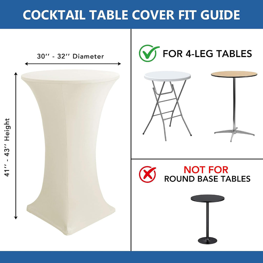 cocktail table covers-spandex round high top table cloths on a desk or shelf