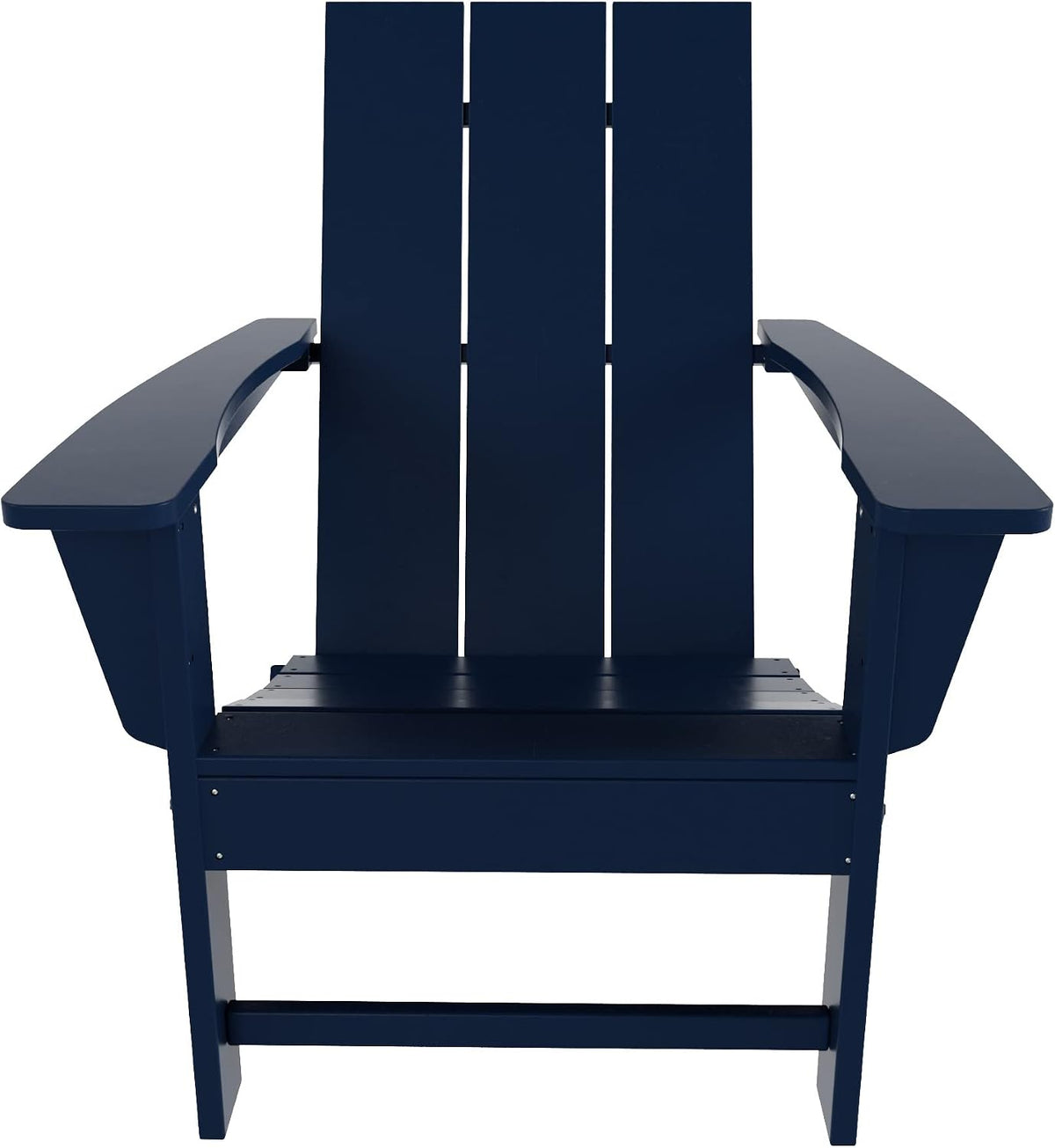 WestinTrends Ashore Modern Outdoor Folding Adirondack Chair (Set of 2), Navy Blue
