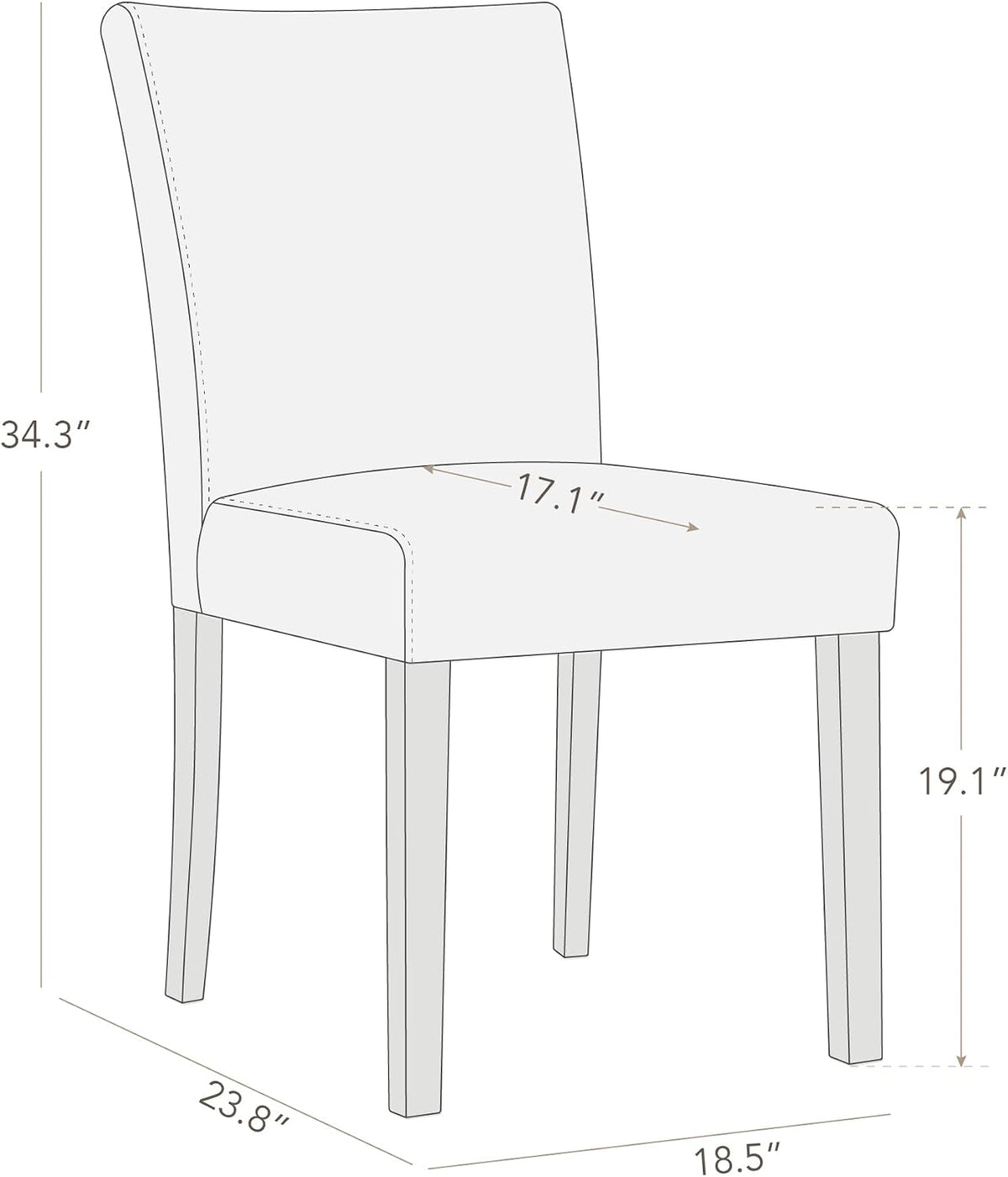 Watson & Whitely Upholstered Dining Chairs, Faux Leather, Set of 6, Blue