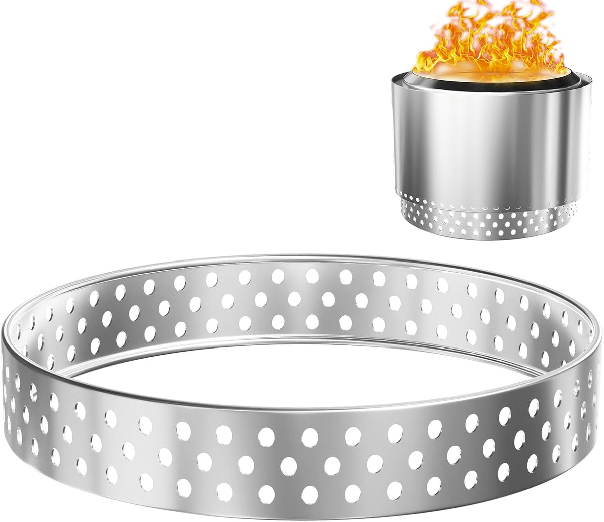 Fire Pit Stand for Solo Stove Yukon 27 Inch Stainless Steel Firepits Base