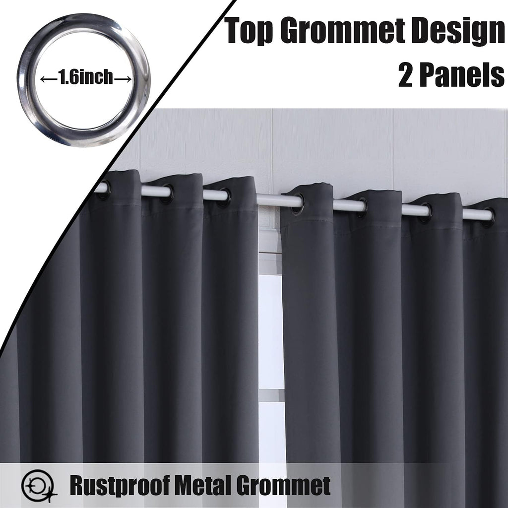 BONZER Waterproof Indoor/Outdoor Curtains for Patio Thermal Insulated