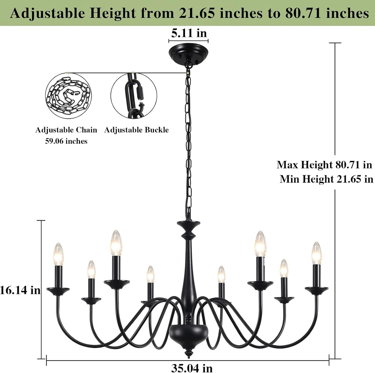farmhouse chandeliers for dining room light fixture black, close-up detail