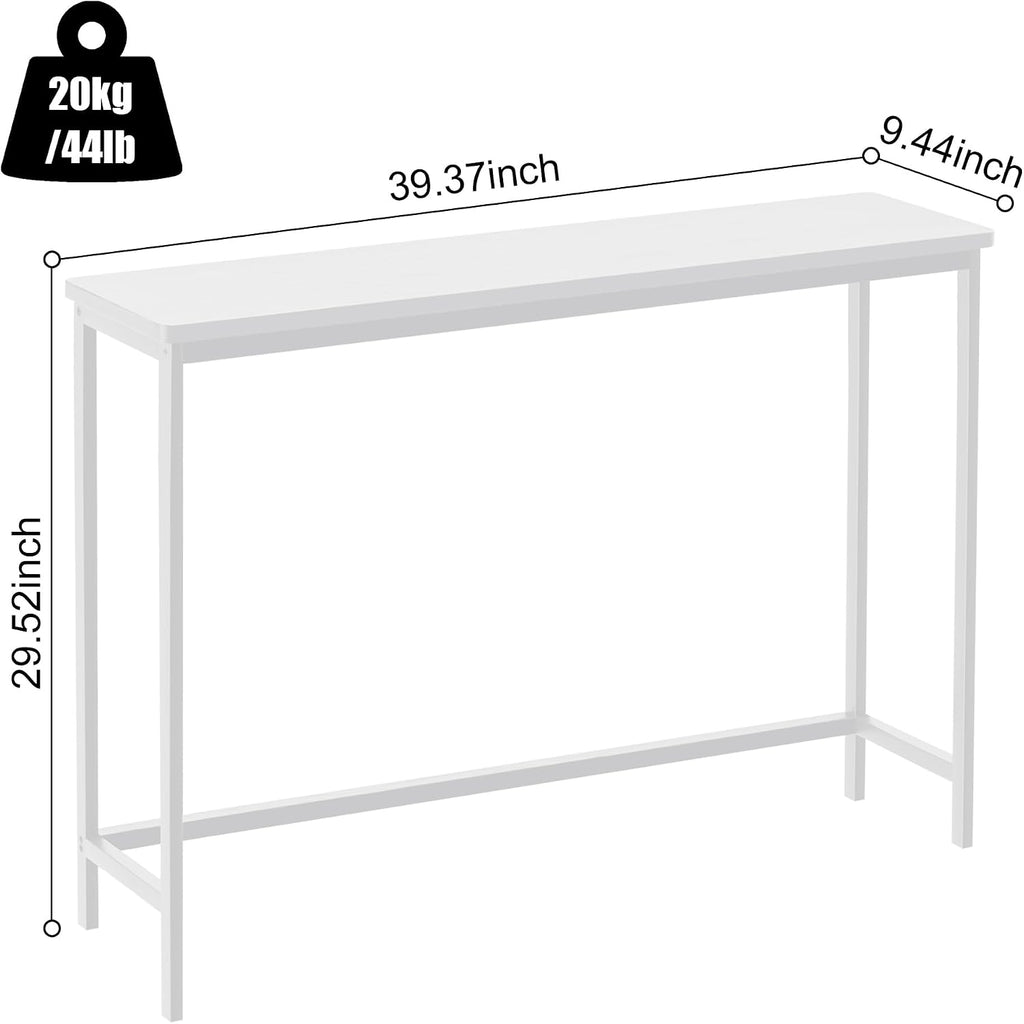 vasmia console table, entryway table, narrow sofa table, close-up detail