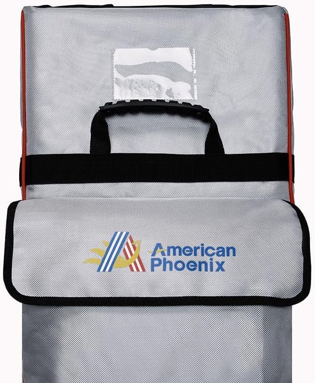 AMERICAN PHOENIX Canopy Wheel Storage Bag - 60"x15"x8" Convenient and Durable Wheel Rolling Bag for 10x20 Canopy Tents, Portable and Easy Transport, Heavy-Duty and Durable (Large)