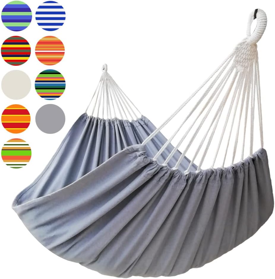 GOCAN Hammocks Double 2 Person Extra Large Fabric Size 220 x 150cm