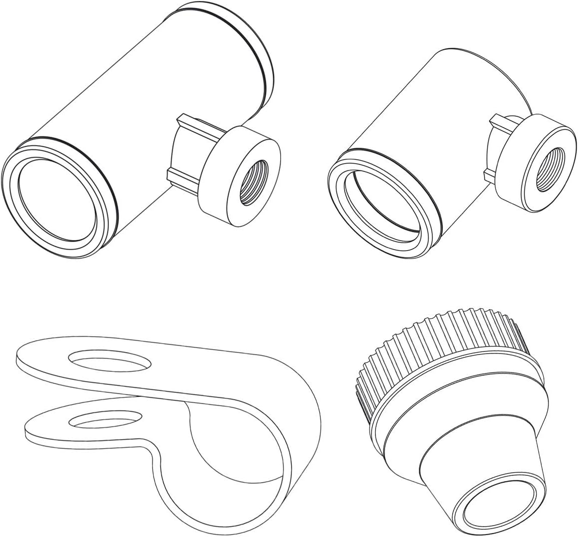 Patio Misting Kit Assembly - Make Your own Misting System (72Ft-20 Nozzles)