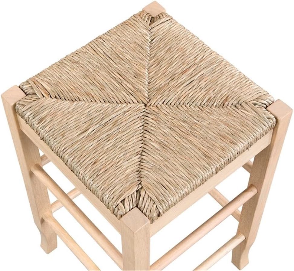 Boraam Square Rush Backless Counter Height Kitchen Stool - Blonde Oak