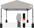 Best Choice Products 10x10 Pop Up Canopy Tent, EZ Setup, Light Gray