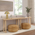 Plank+Beam Classic Console Table, 46 Inch, Blonde