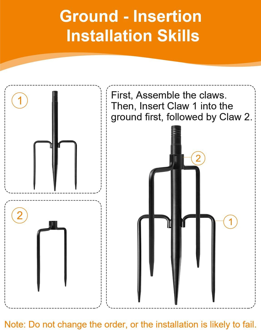 string light poles for outside, adjustable metal patio, package contents