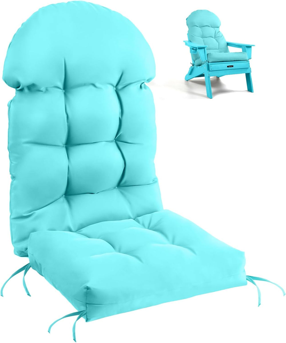 FUNBERRY Adirondack Chair Cushion, Cushions for Rocker with Ties