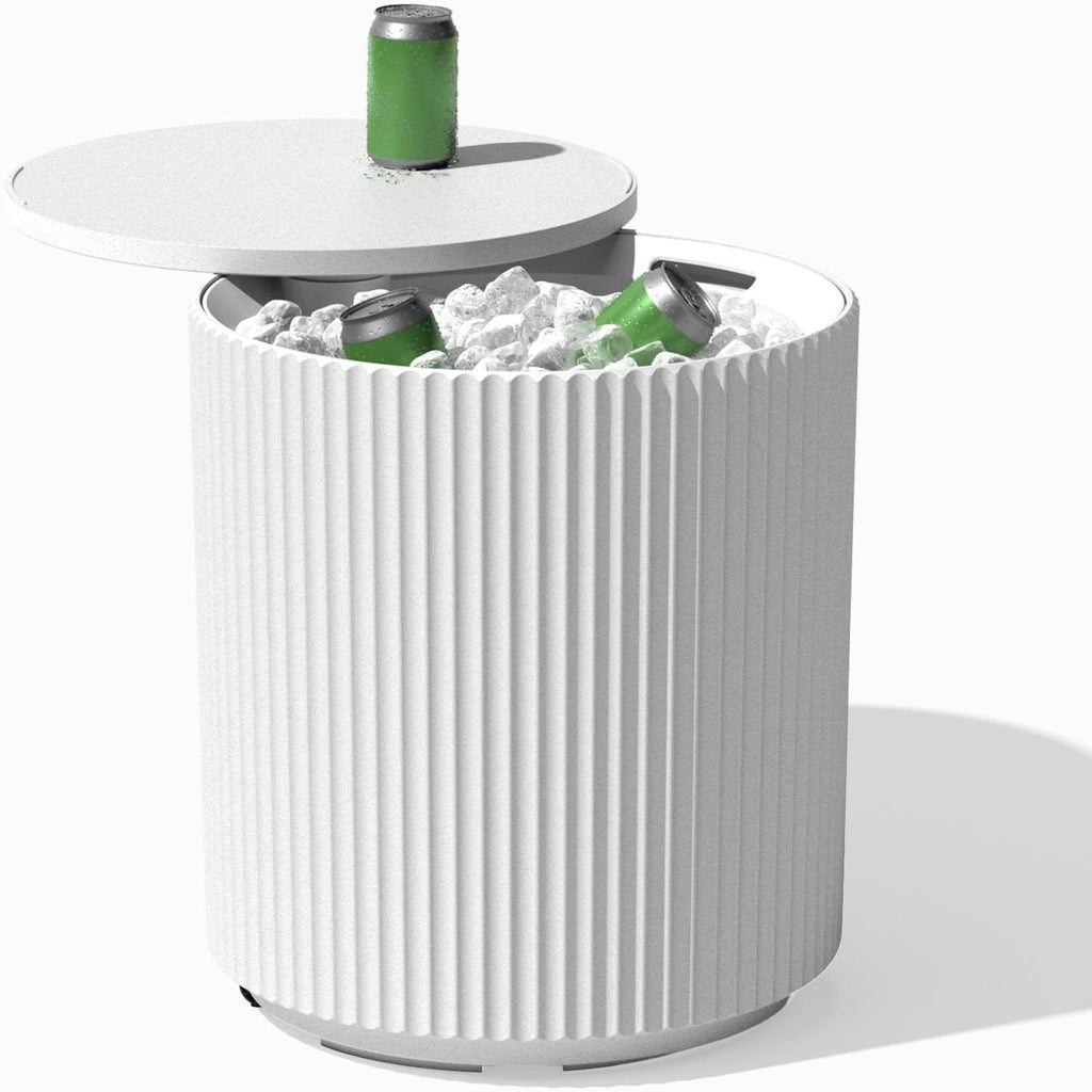 Veradek Cooler Side Table - Outdoor Cooler Table and Ice Chest
