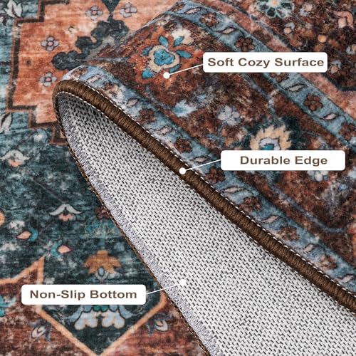 Ciicool Washable Runners for Hallways,2'6''x8' Long Kitchen Runner Rug