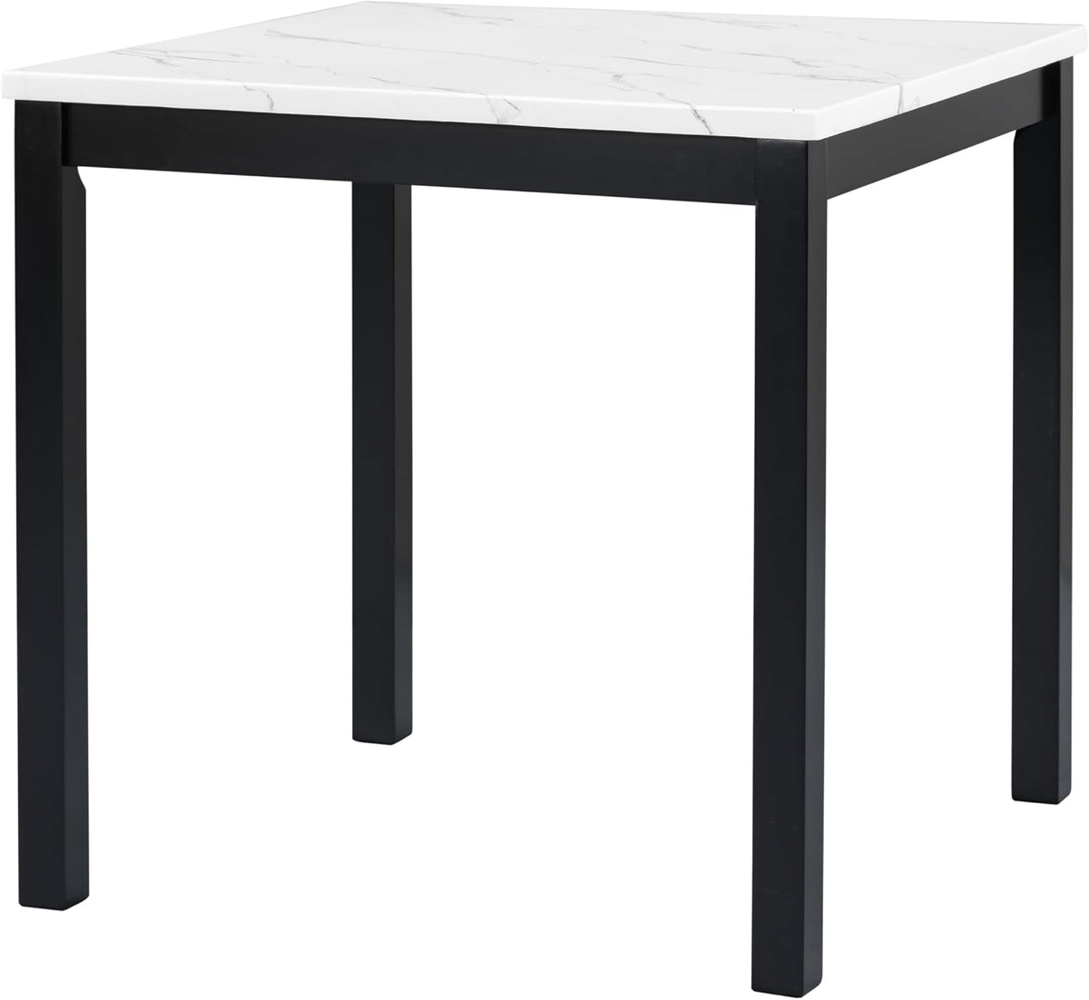 RuiSiSi 5-Piece Counter Height Dining Table Set for 4, Black