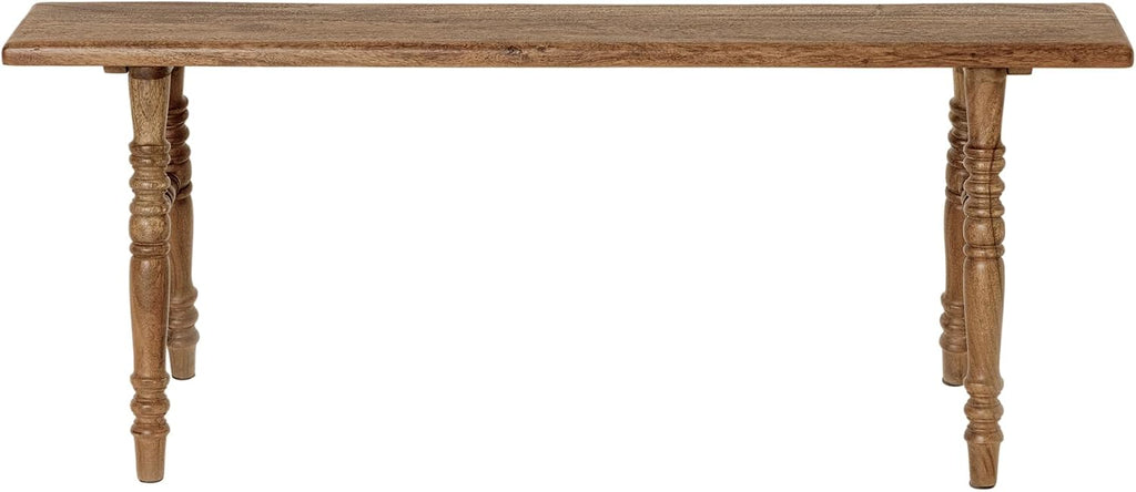 east at main skinny wood bench, narrow solid, package contents