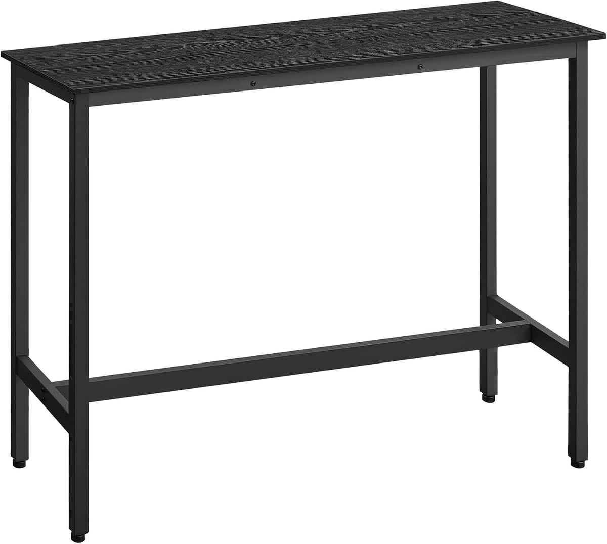 VASAGLE Bar Table, Narrow Long, High Top Pub Table, Steel Frame