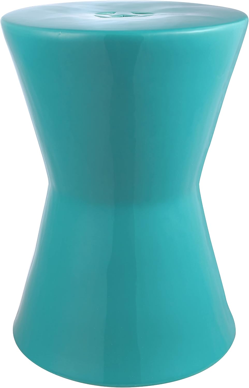 Safavieh Castle Gardens Collection Liana White Glazed Ceramic Garden Stool