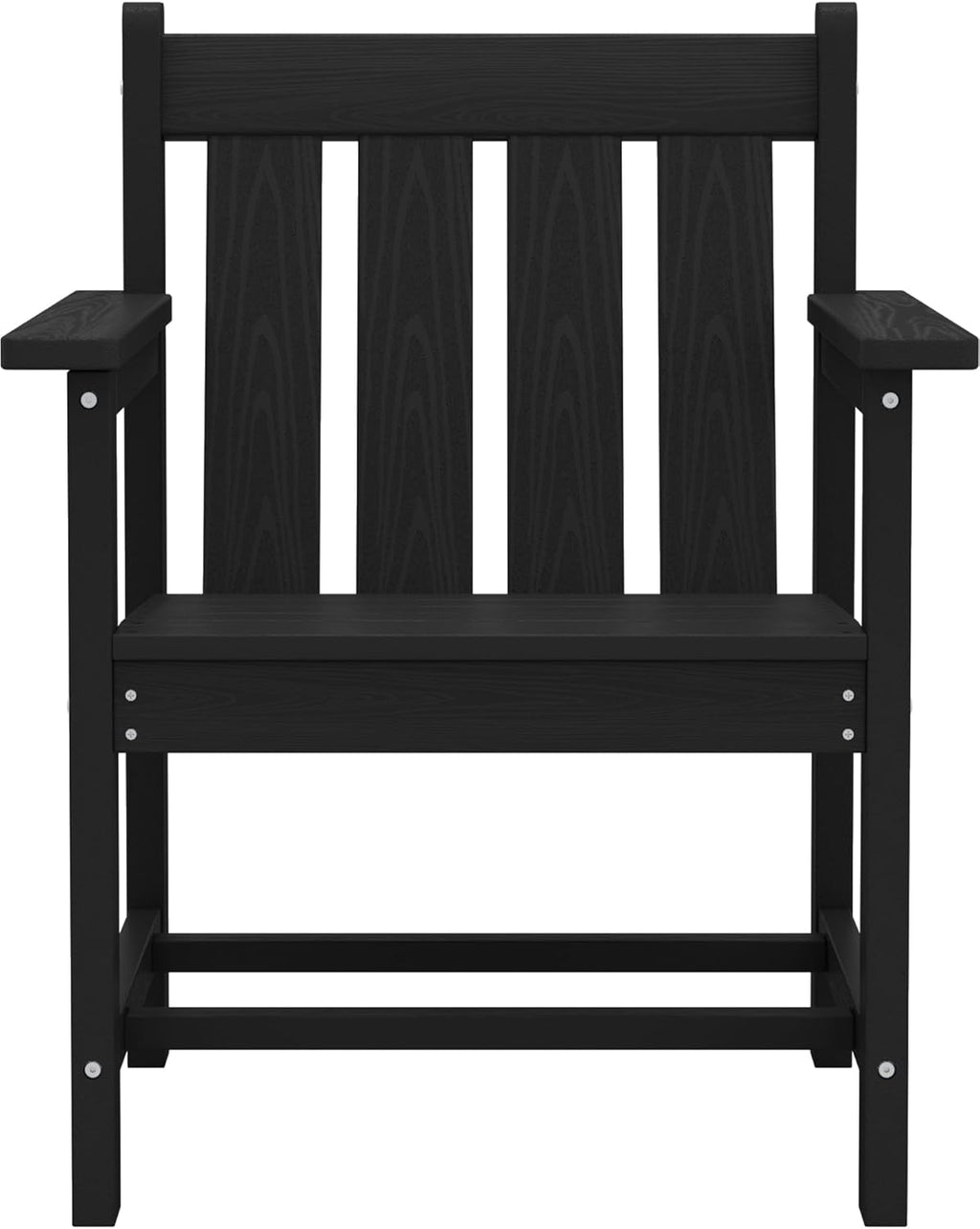 SERWALL 3 Pieces Patio Bistro Set-Outdoor Chairs with Side Table,Black