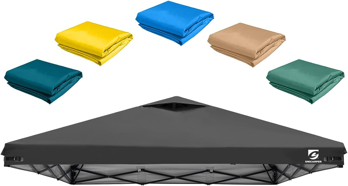 10x10 Pop Up Canopy Replacement Top Cover with Air Vent(Frame NOT INCUDE)