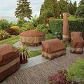 DUCKCOVERS Ultimate Waterproof 56 Inch Rectangular Fire Pit Cover, Outdoor Firepit Cover