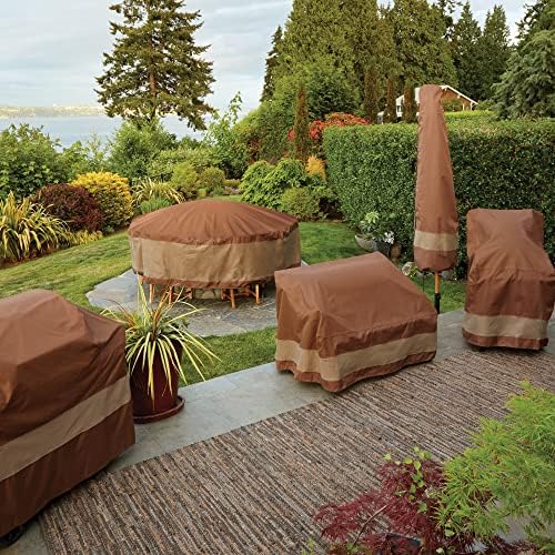 DUCKCOVERS Ultimate Waterproof 56 Inch Rectangular Fire Pit Cover, Outdoor Firepit Cover