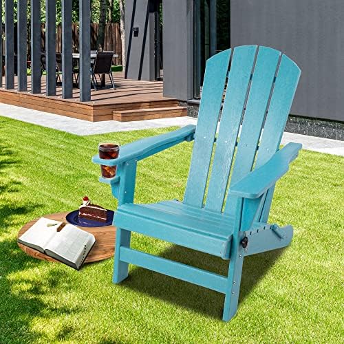 Kozyard Folding Adirondack Chair, Patio Outdoor Chairs