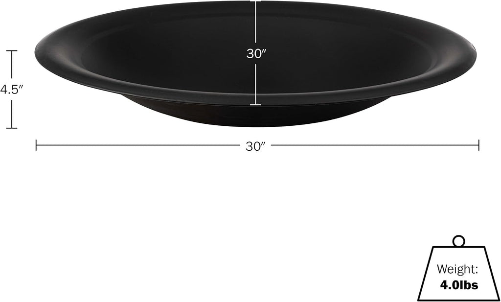 Pure Garden Fire Bowl Replacement or DIY Fire Ring, 30-Inch