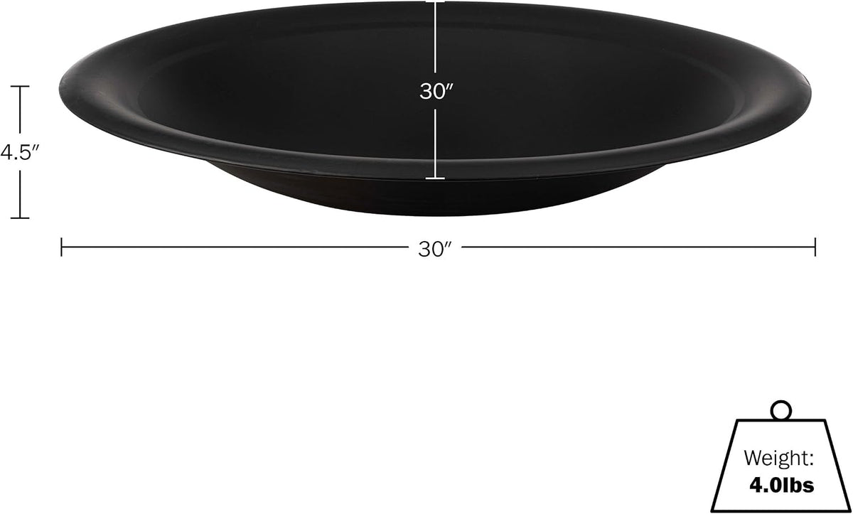 Pure Garden Fire Bowl Replacement or DIY Fire Ring, 30-Inch