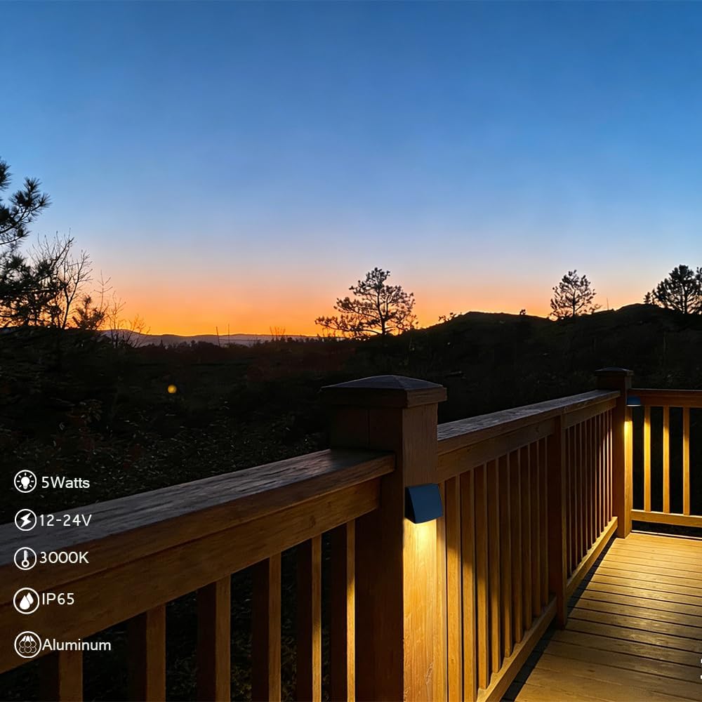 Low Voltage Deck Lights Outdoor Railing Decks Fence Post Light 5W