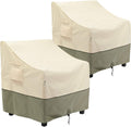 COSFLY Patio Furniture Chair Covers Waterproof, 32"W x 37"D x 36"H 2 Pack
