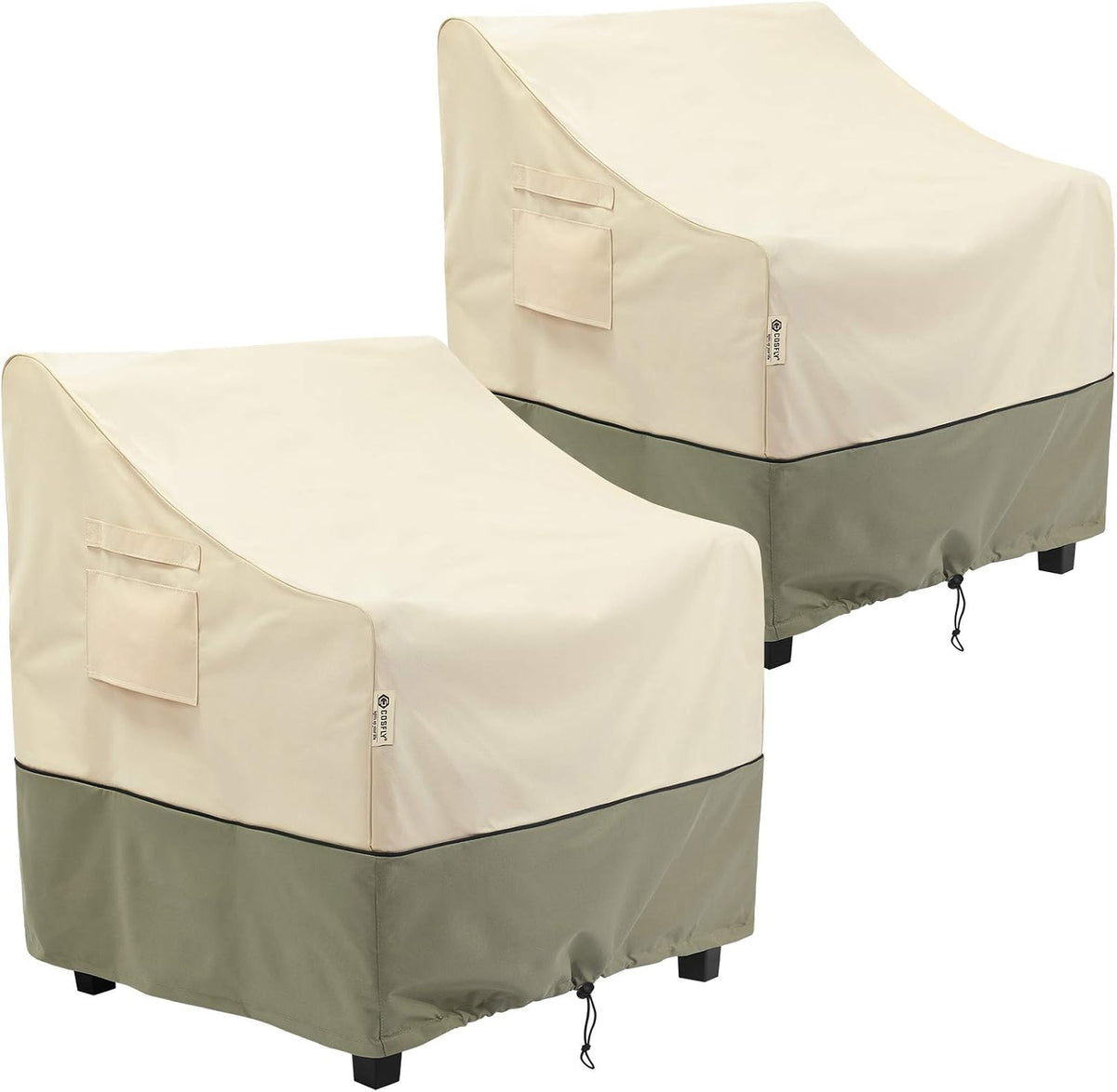 COSFLY Patio Furniture Chair Covers Waterproof, 32"W x 37"D x 36"H 2 Pack