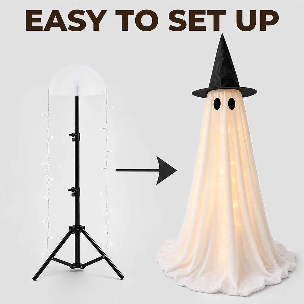 Halloween Decorations Indoor 2 Pack Light Up Ghosts