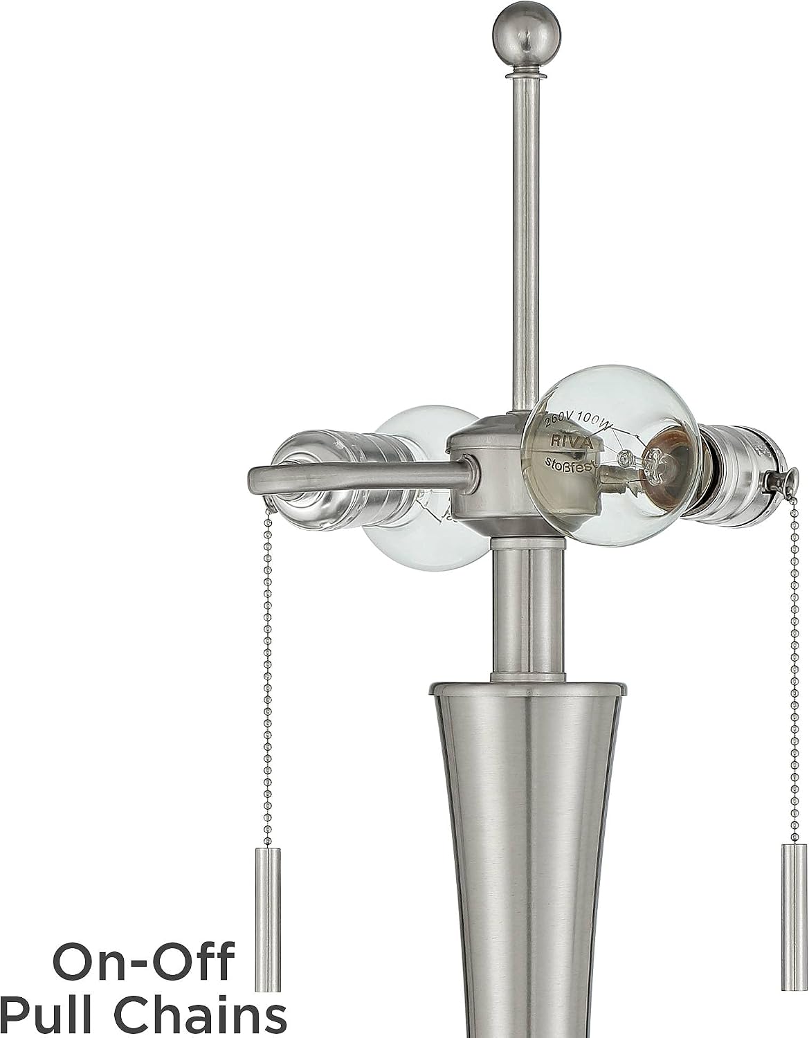 360 Lighting Karl 63 3/4" Tall Luxe Modern Brushed Nickel Floor Lamp