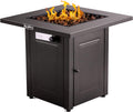 LEGACY HEATING 28in Gas Fire Pit Table, Outdoor Firepit