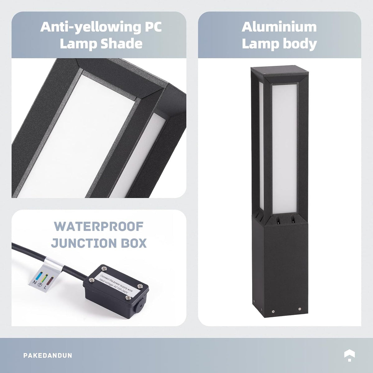 Outdoor Pathway Lights Wired, 32" Landscape Path Light
