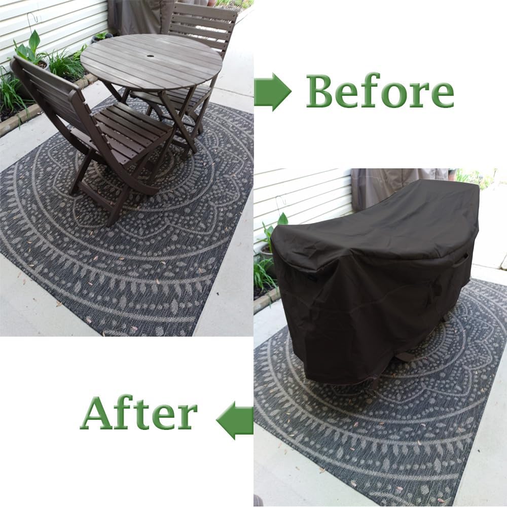 outdoor bar height dining set cover for patio on a desk or shelf
