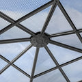 TOOLPORT 10x10 ft Hardtop Gazebo Polycarbonate Roof