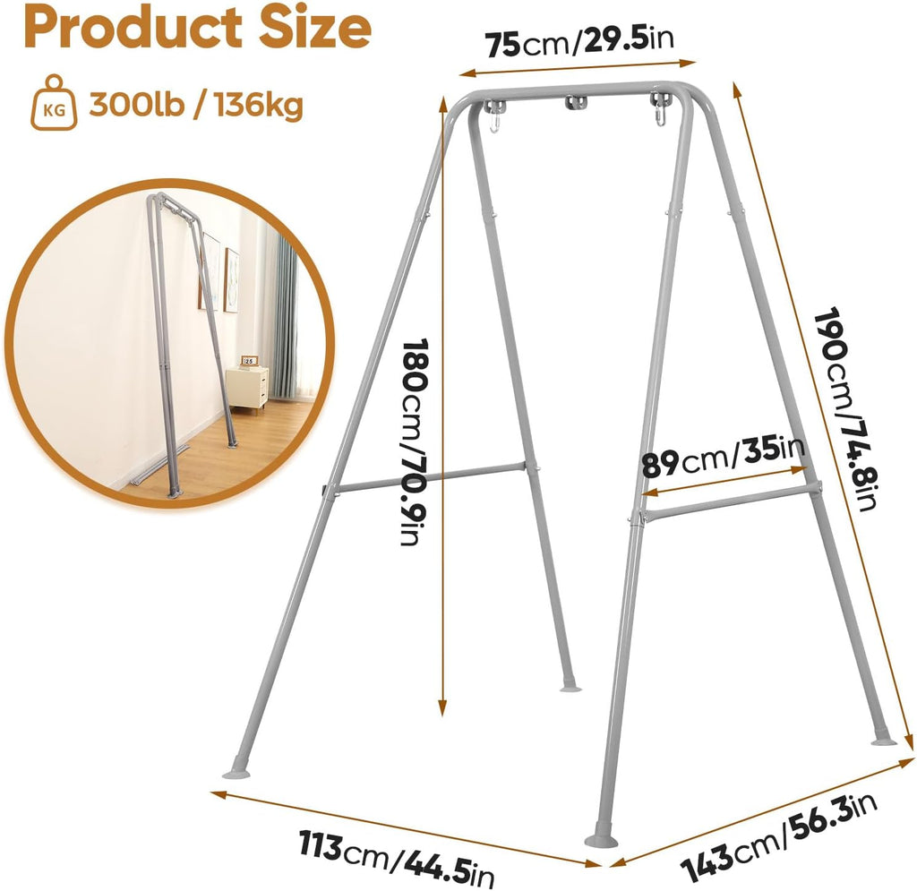 foldable hammock stand, portable hammock chair stand, 300, package contents