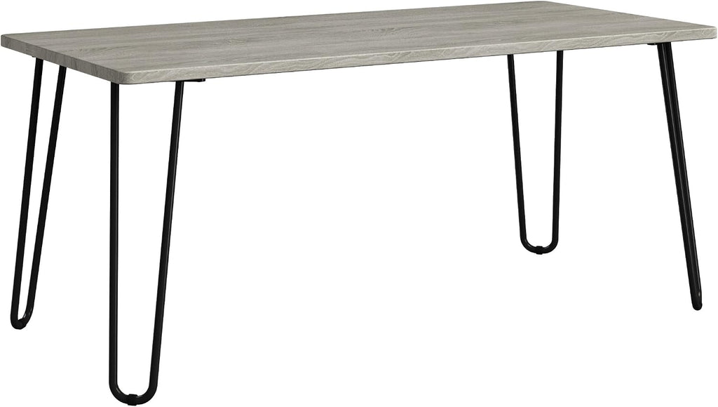 Lavish Home Coffee Table with Hairpin Legs, Gray, 41.25” x 19.5” x 17.75”