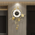 Wall Clock, Large Unique Gold Wall Clock for Living Room Decor