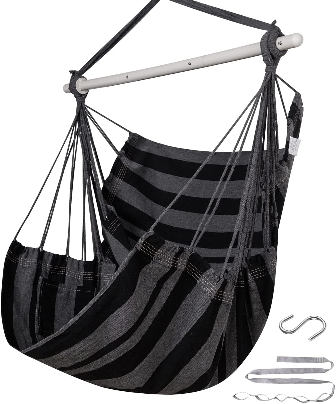 ADVOKAIR Hammock Chair Swing 500lbs Steel Bar Multi-Size Bedroom&Porch