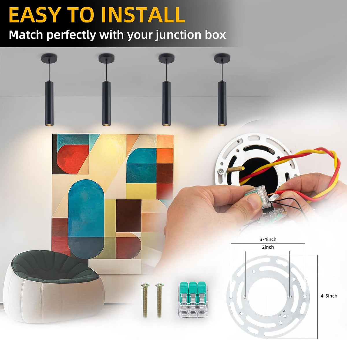 LED Pendant Lights Modern Island Lights Ceiling Hanging Spotlight