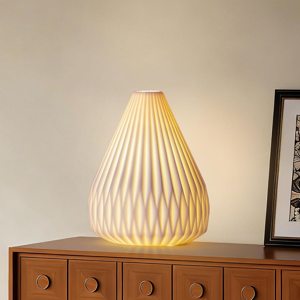 9.1" Decorative Ceramic Table Lamp Living Room,Bedroom,Corded,Bulb Included