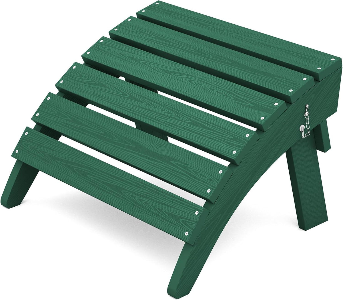 KINGYES Folding Adirondack Ottoman for Adirondack Chair, Green