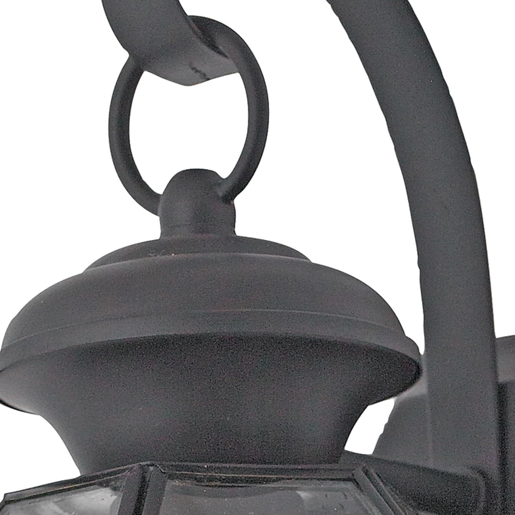 Quoizel Newbury 12" Outdoor Wall Lantern, Mystic Black