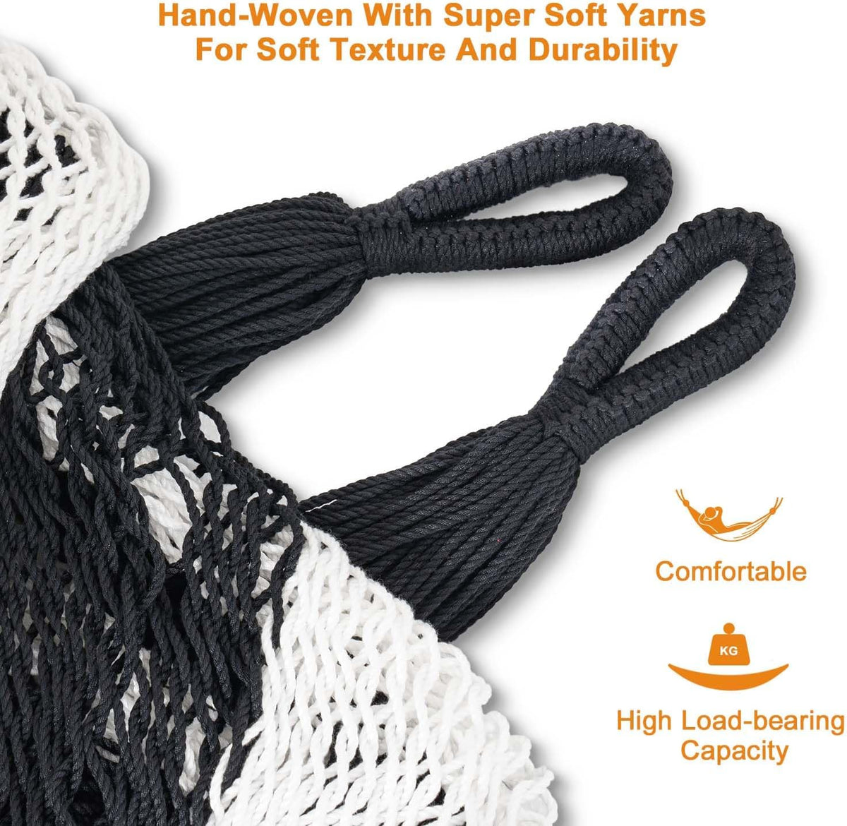 Lazy Daze XL Handwoven Mayan Hammock, 10.5FT Double Camping Hammocks