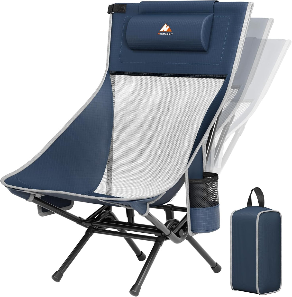 Ultralight Rocking Camping Chair Portable Swinging Moon Chair