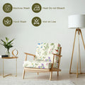 Spring Wildflower Patio Cushion Covers Spring Floral Stretch Outdoor Couch Cushion Cover Replacement Outdoor Sofa Slipcovers for Home Patio Furniture Covers Washable Reusable Chairs Protector 12PCS